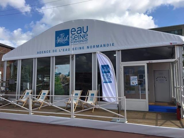 stand de l'agence de l'eau à l'armada