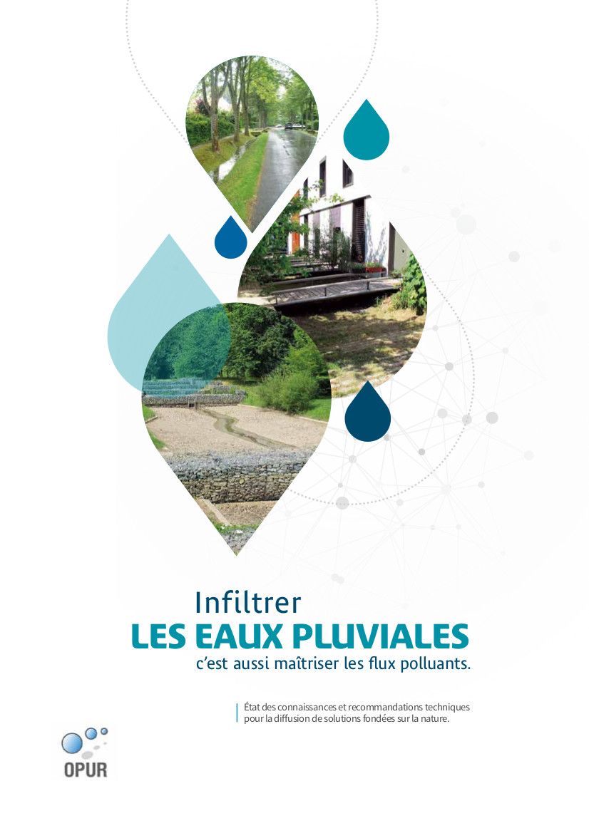 Couverture du Guide infiltrer les eaux pluviales 