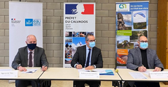 signature du contrat cingal suisse normande 